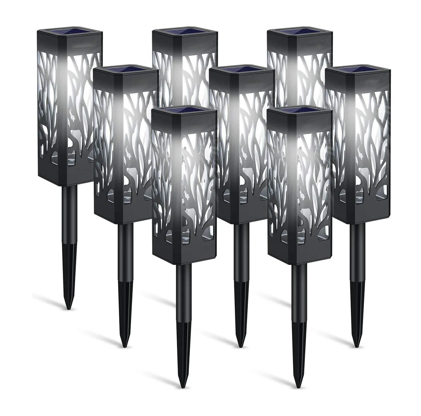 Description Picture 5 of itemLeaf hollowing solar lawn lights Outdoor Waterproof Warm Light Garden Decoration Lamp For Walkway Path Villa Yard Driveway
