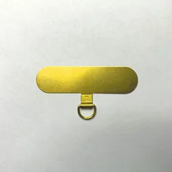 Universal Stainless Steel Mobile Accessory Lanyard Clip (Gold)