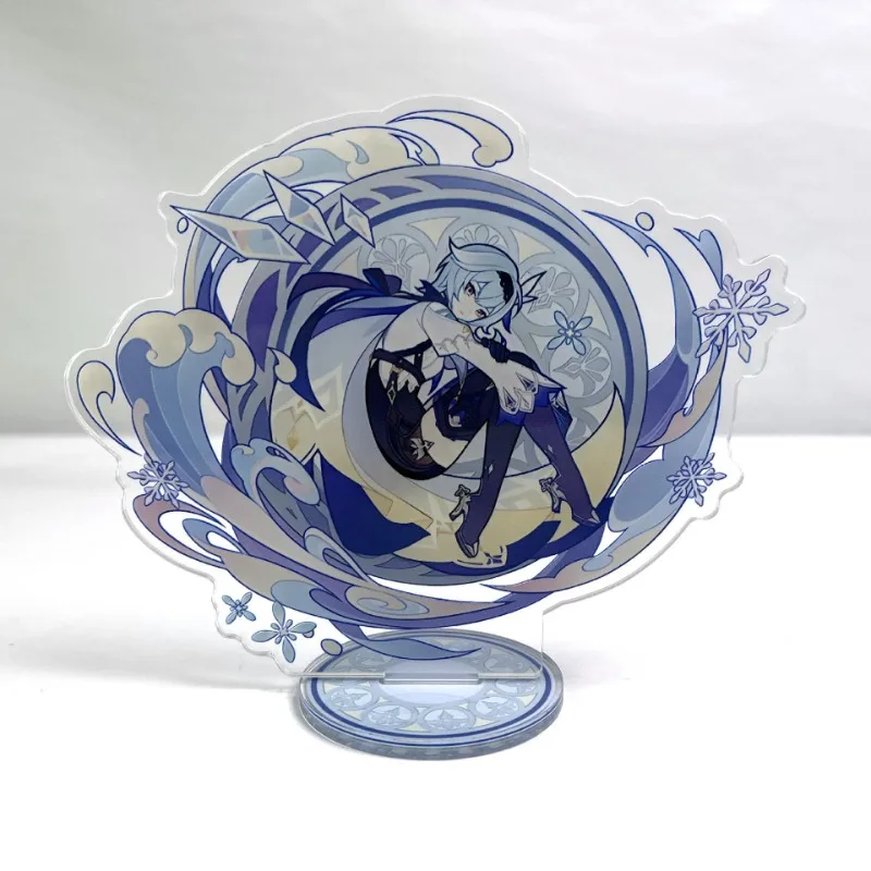 

15 см Genshin Impact Windblume Barbatos Venti toughnari Eula Dvalin акриловая модель на подставке настольное украшение стоячий налет игрушки подарок