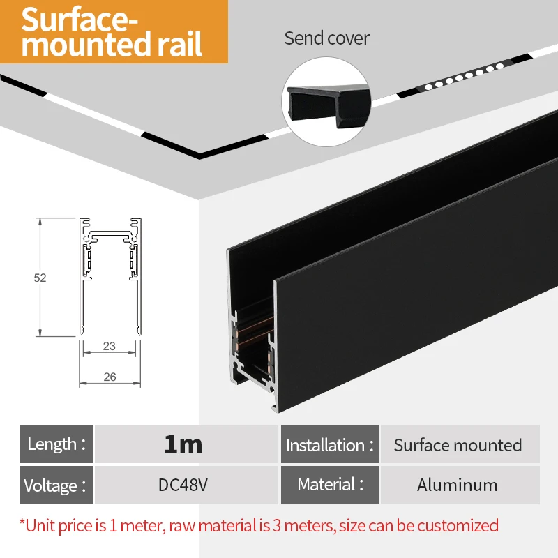 1M surface rail