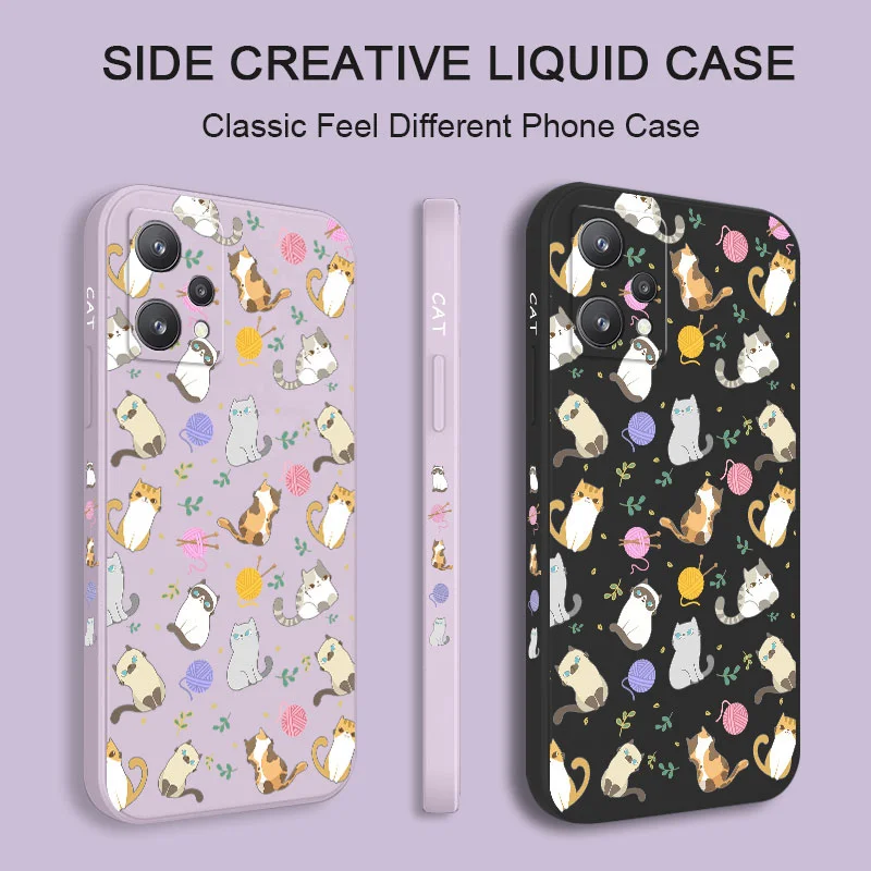 Elegant Liquid Silicone Cat Phone Case - Durable and Stylish Cover