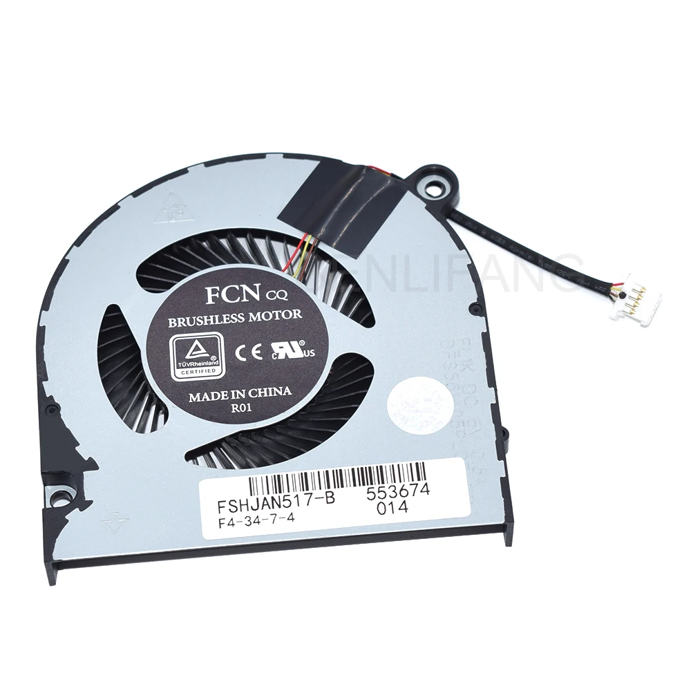 Refrigerador do Radiador do pc do Notebook Ventilador de Refrigeração da Cpu Acer Nitro An51543 An51554 An517-51 Nitro7 An715-51 N18c3 Gpu - Imagem 3