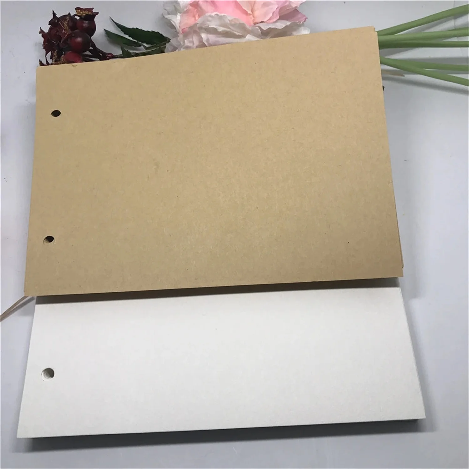 Personaliz A5 A4 Wreath Laurel Photo Album ,Wedding Guest Book, Wooden Photo Album,Rustic Alternative Diy Scrapbook,Guests