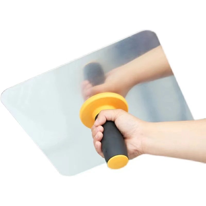 Construction Aluminum Finishing Workshop Spatula Board Plastering Tool Easy Handle Paint Holder