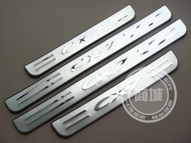 Mazda CX-7 CX7 2006-Car Styling Stainless Steel Scuff Plate/door Sill car accessories