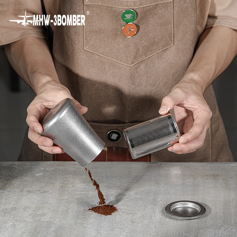 Coffee Dosing Cup Espresso Siever Stainless Steel Sieving Fine Powder Espresso Accessories Barista Tools