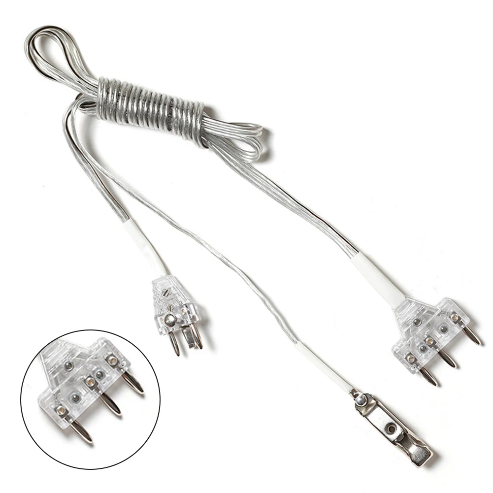 Fencing Epee Body Cord, Elite Series Bodywire, 3-Pin Cord, Clear Wire (2  Pack)
