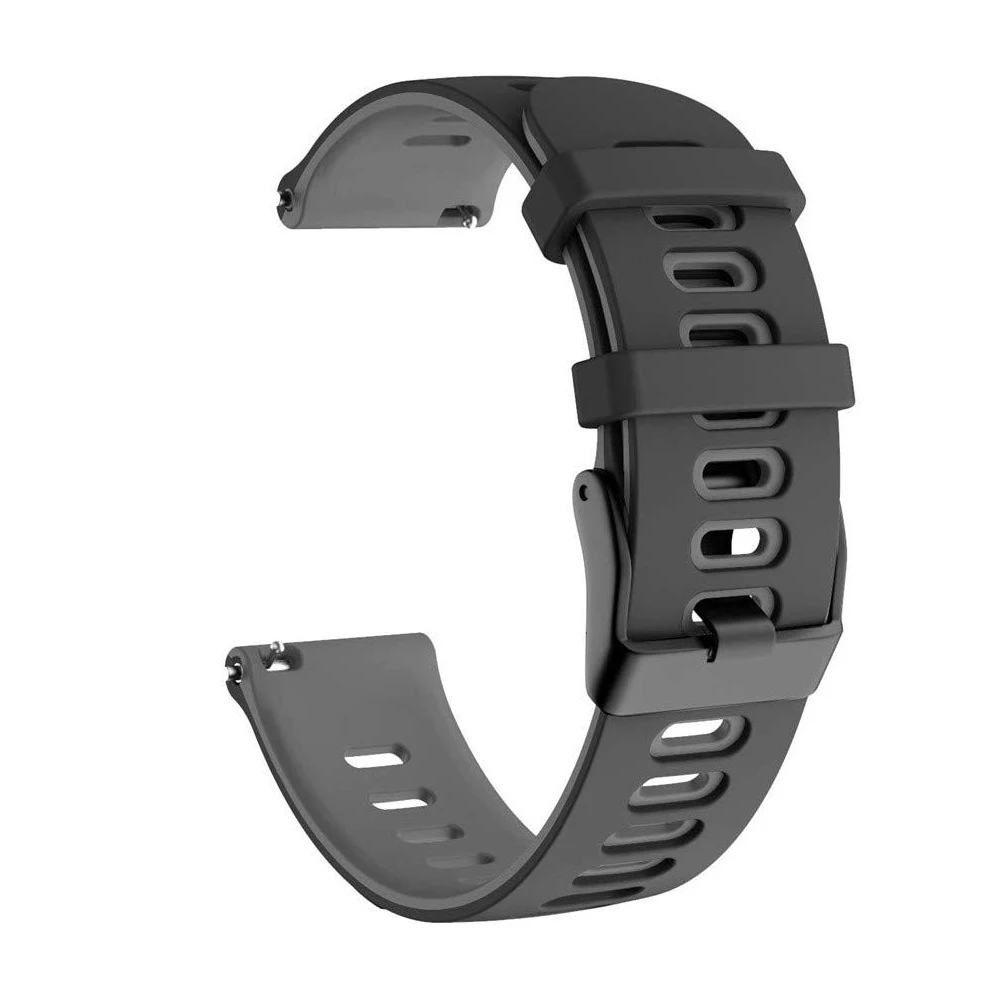 Silicone Sport Wristband Replacement - Universal 20/22mm Strap