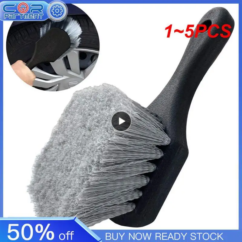 

1~5PCS Auto Tire Rim Brush Dust Removal Wheel Hub Cleaning Brushes Car Wheels Detailing Cleaner Tire Auto Washing Tool