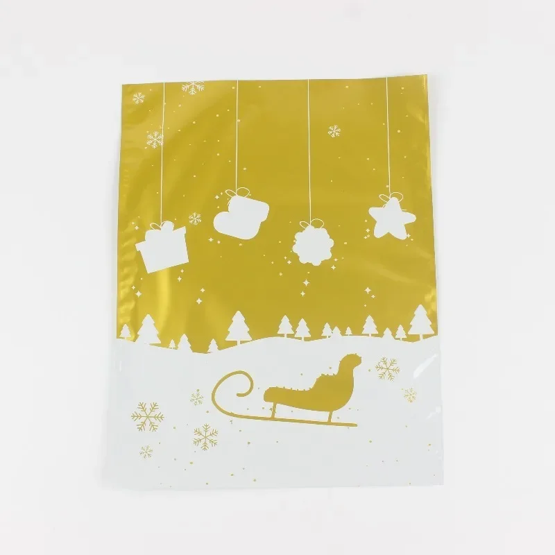 Wiederverwendbare Weihnachts-Süßigkeits-Geschenktüten, Weihnachtsmann-Beutel mit Kordelzug, Feiertags-Partyzubehör für Kinder, Weihnachtsbaumschmuck, Dekoration – Detail 13