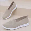 Crestar Leisure Flats Shoes For Women Summer New Hollowing Breathable Outdoor Walking Shoes Comfortable Soft Slip On Mesh Shoes 5