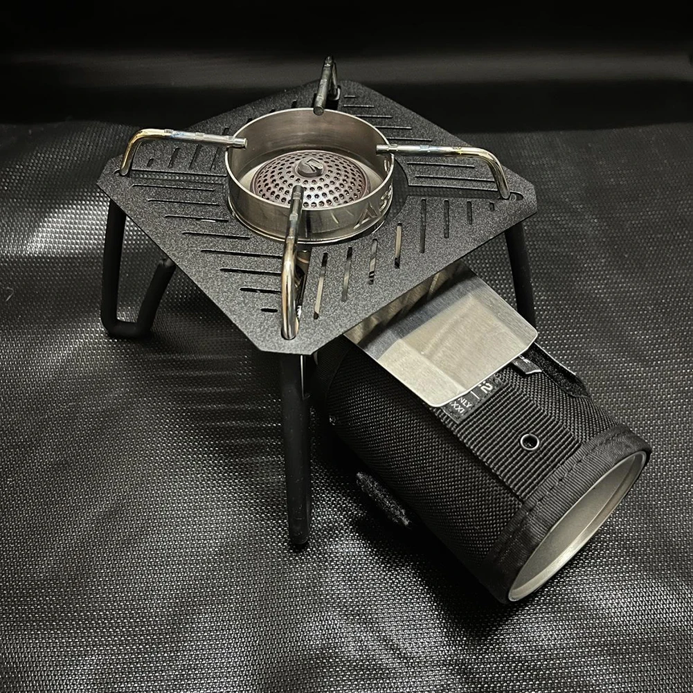 Grill Hot Plate Aluminum Alloy Camping Burner Heat Shield Lightweight BBQ Heat Shield Portable for Soto 310 Stove