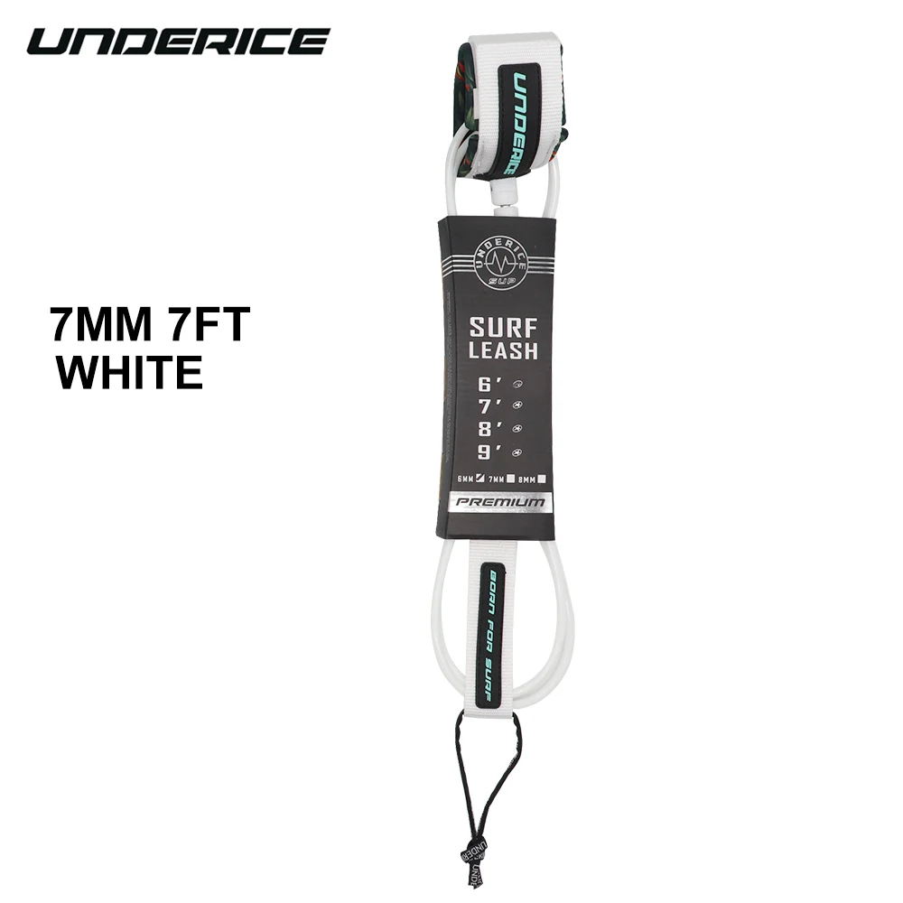 Premium Surfboard Leash: Durable TPU, Stainless Swivels,
