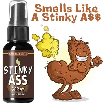 Spray de caca de 30ml, mordaza líquida creativa para pedos, broma, juguete divertido, bombas peludas no tóxicas, pulverizador de Gas puznante extra fuerte 1