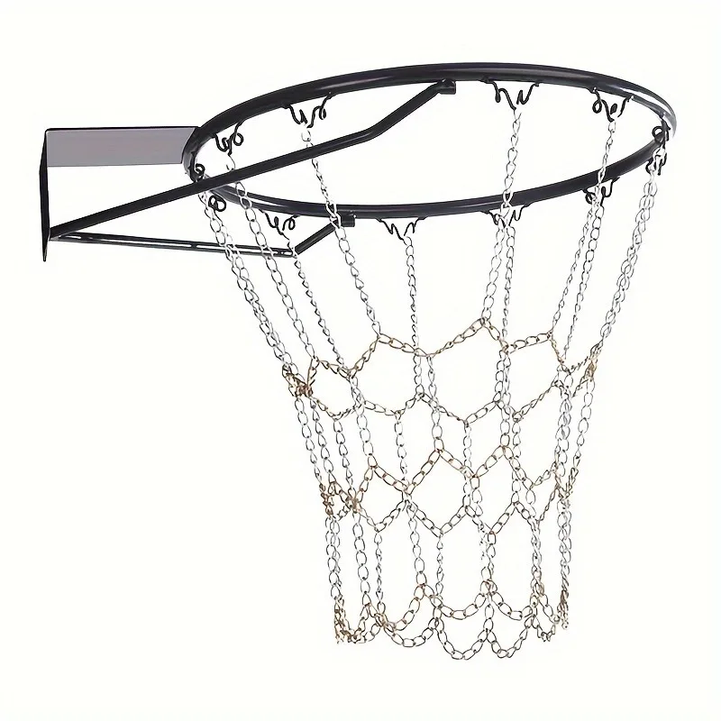 Description Picture 3 of itemOutdoor Galvanized Steel Chain Net Durable Basketball Target Net Basketball Classic Sport Steel Chain Basketball Net