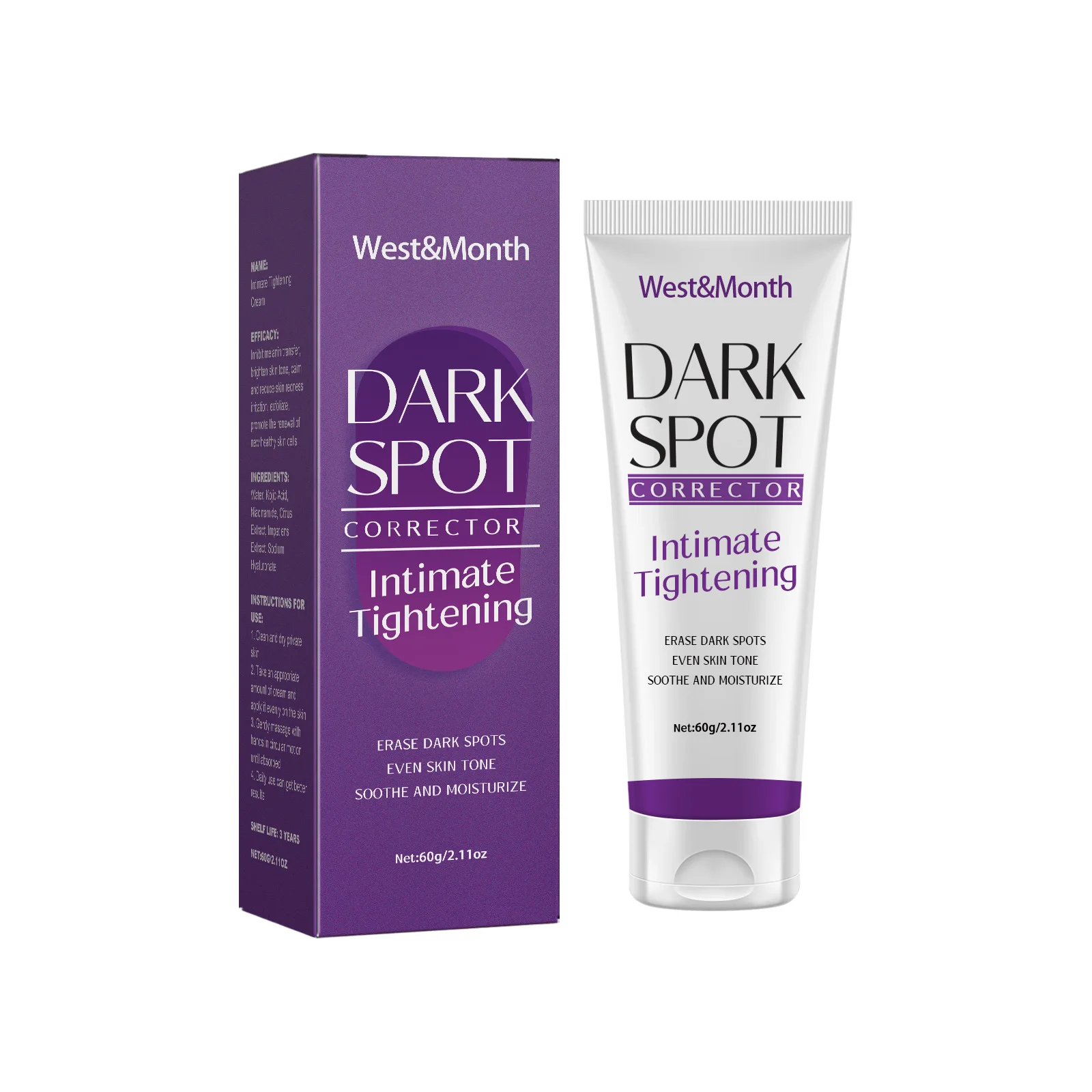 Body Whitening Lotion Dark Spot Remover For Underarms Knees Elbows Melanin Bleaching Lightening Skin Moisturizing Cream 60g 3
