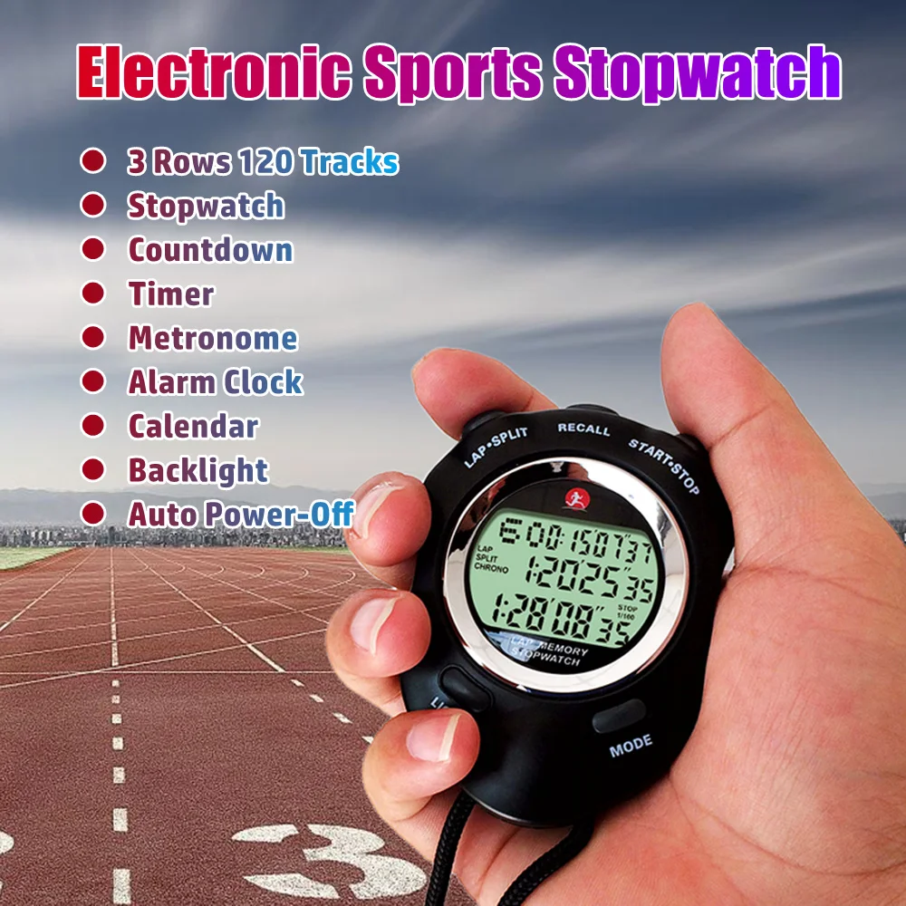 Reloj Excel Cronometro Cronómetro Electrónico Digital Deportivo