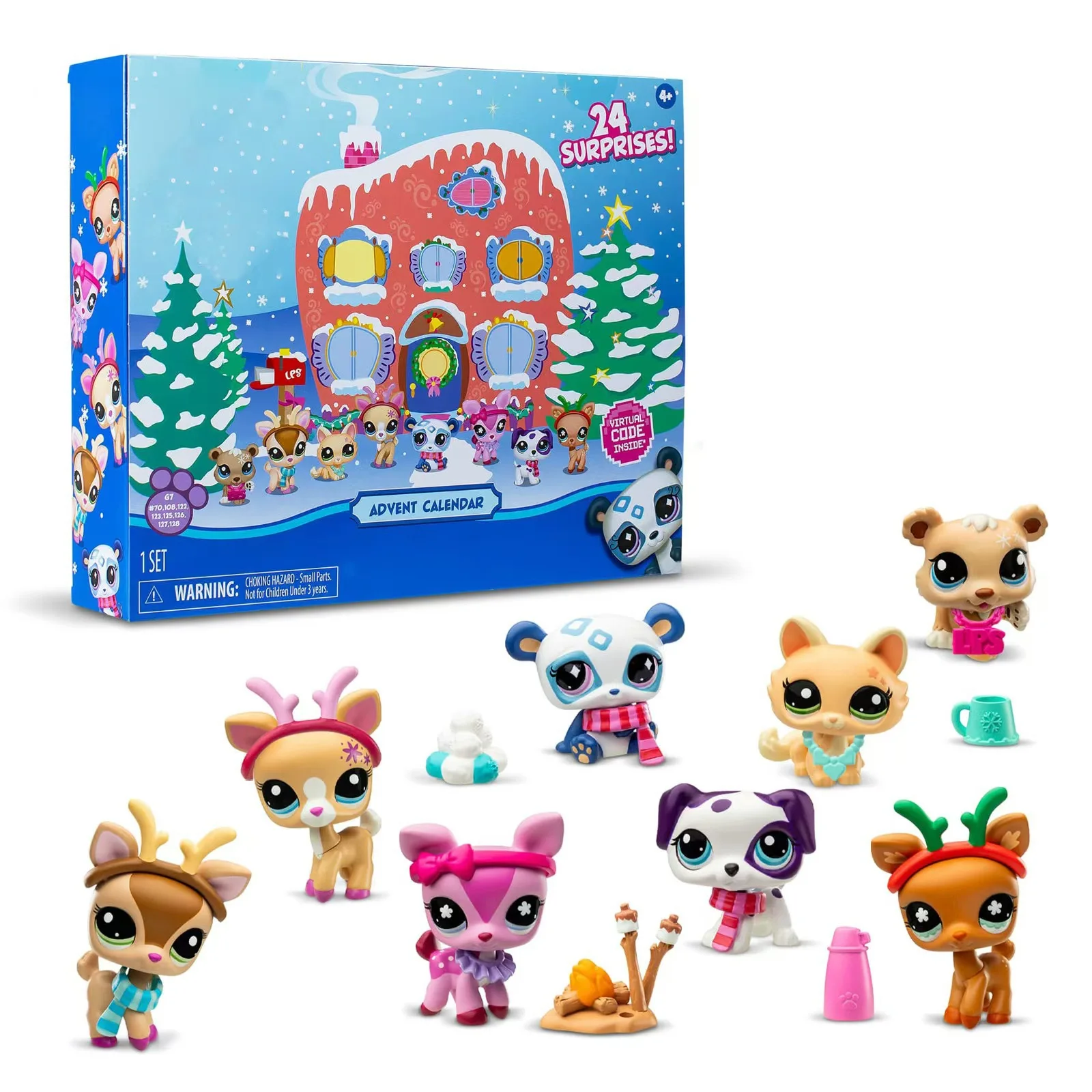 24 Days of Christmas Anime Doll Blind Box Countdown Calendar, Blind Box Ornament, Christmas