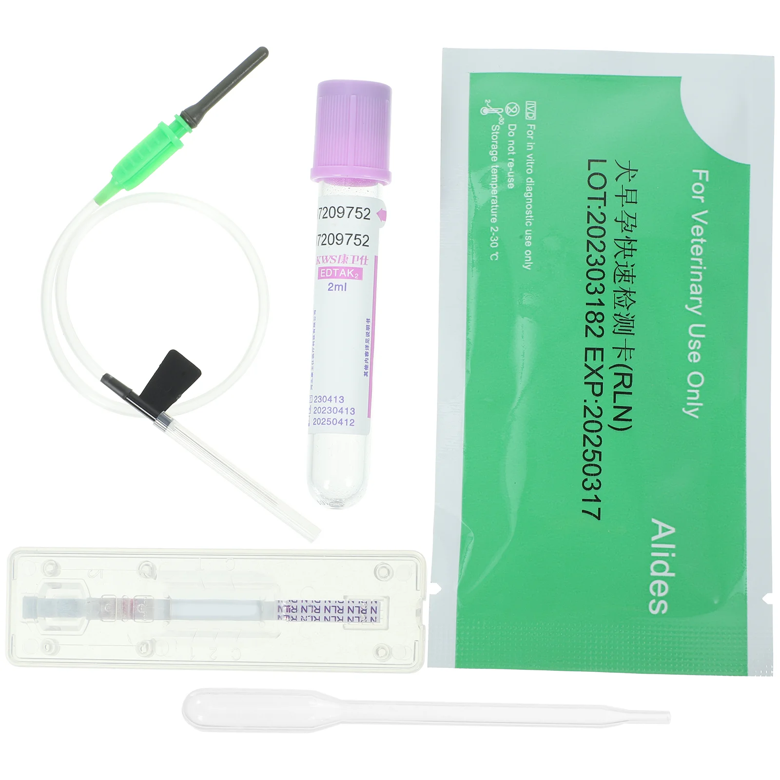 

1 Set of Canine RLN Early Pregnancy Test Kit Indoor Animal Pregnancy Test Kit
