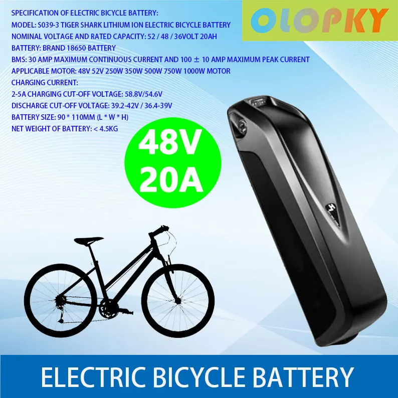 batterie velo 52v 48v 36v batterie vélo électrique 36v 18650 vélo  électrique batterie 36v - AliExpress