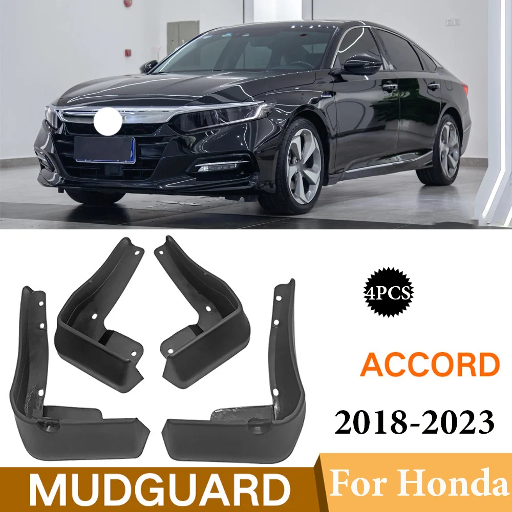 

High quality For Honda Accord 10th 2018-2023 MudFlap Splash Guards Flap Mudguards Fender Front Rear Wheel Car Accessories