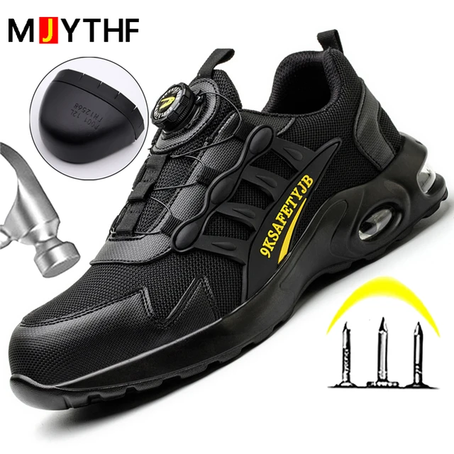 Men's Rotating Button Safety Shoes