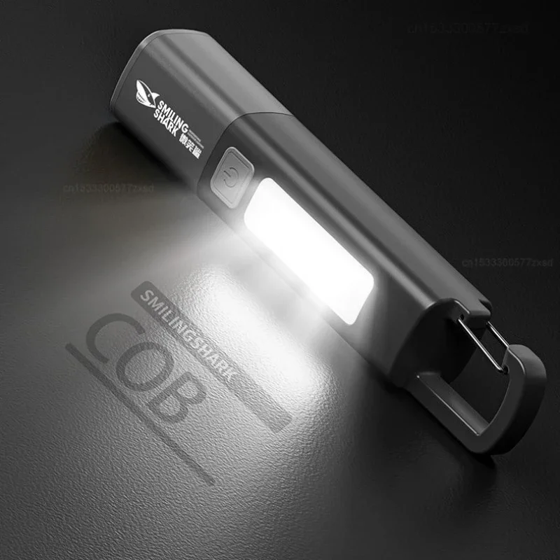 Iconic Brand Outdoor Strong Lights Flashlight Camping Emergency Portable High Brightness Multifunctional Rechargeable Lighting Lamp