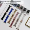 Electroplated light color change set for Apple Watch model 44/45/41/40/49/42/38mm strap, simple fashion for iwatch series 987654 2