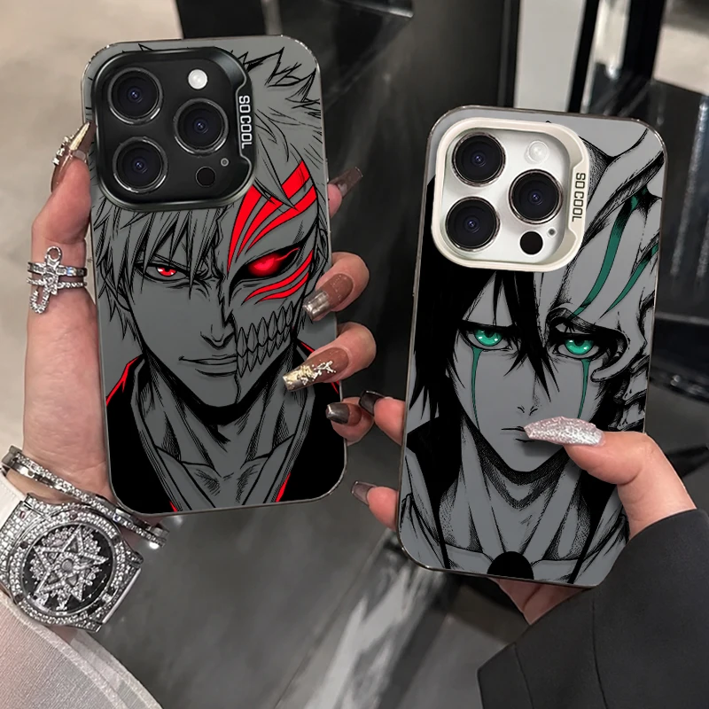 Vibrant Anime BLEACH ICHIGO ULQUIORRA Phone Case Design