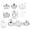 Multifunctional Scarf Belt Tie Hanger Silk Scarf Shawl Holder Shelf 6