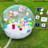 JOLLY TOYS Balloon inflatable bubble house with trampoline and transparent dome PVC material  with blower 6