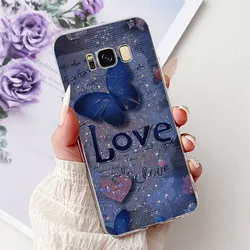 Luxury Painted Soft Slim Phone Case - Elegant Cover Design - Galaxy S8 (924)