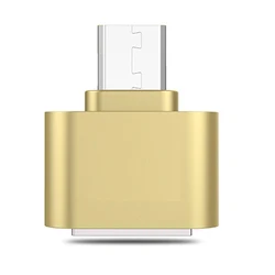 USB 3.0 to Type - C Adapter - High - Speed OTG Converter (1/5 Pack) (1PCS - Gold)