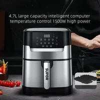 Household air fryer. Multifunctional. Large capacity. Fully automatic. Electric and intelligent. Oil-free. 1