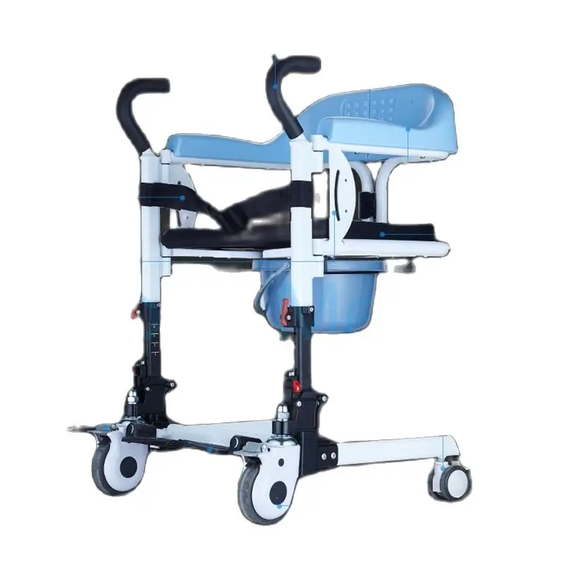 Home Care Medical Shift Adjustable Lifting Manual Patient Transfer Chair