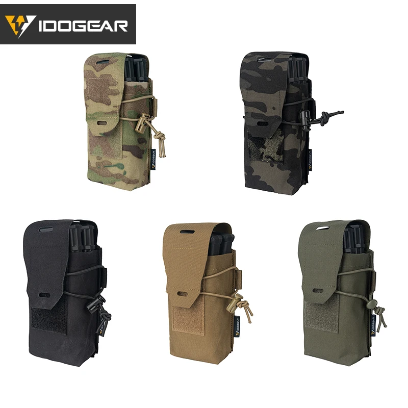Porte-chargeur Double IDOGEAR Tactical LSR – Pour Munitions 9mm Et 5.56, MOLLE, Neuf