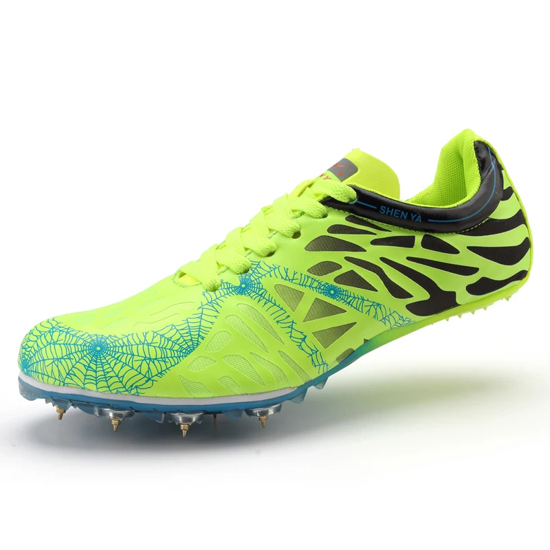 

Professional Sprint Track Field Shoes Breathable Track Training Shoes Anti-Slip Men Women Sprint Shoes Light Outdoor Sneakers