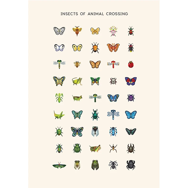 Vibrant Butterflies & Insects Canvas Art - Nature-Inspired Home Decor