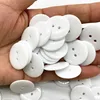 New 9--25mm Two Holes  White Small Buttons Suit Pad Button Bread Round Resin Sewing Buttons Diy Scrapbooking 1