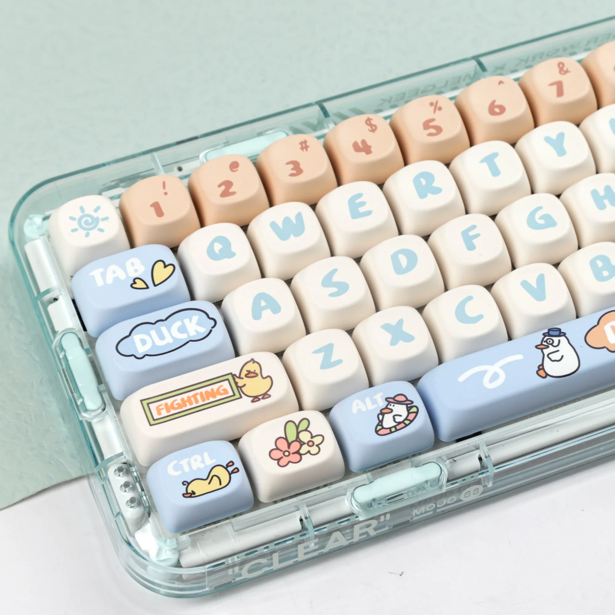 Bonito Anime Keycaps para Teclado Mecânico Cherry mx Switch Kkkt Pbt Perfil Moa 138 Chaves Custom Faça Você Mesmo Sublimação Dye