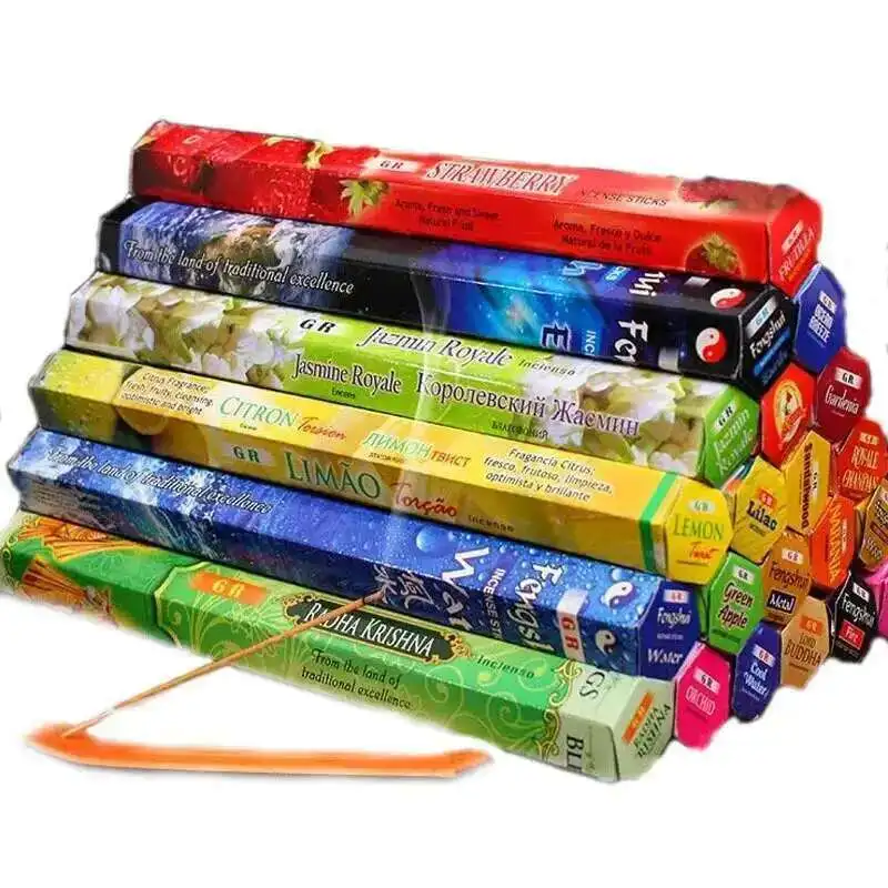 20 Sticks India Sandalwood Incense Household Bedroom Toilet Bathroom Agarwood Tibetan Incense Line Fragrance Lasting