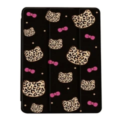 Leopard Print Cat Eye & Bow Tablet Case - iPad Air 5  10.9inch (SMTSEP33)