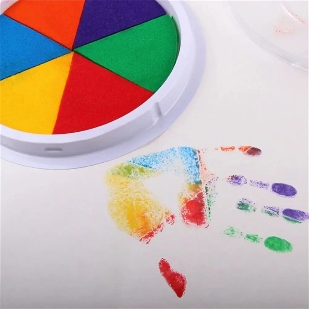 Toy Baby Toys for Child Card Making Graffiti Washable Paint Ink Pad Printing Mud DIY Finger Painting Finger Painting Inkpad