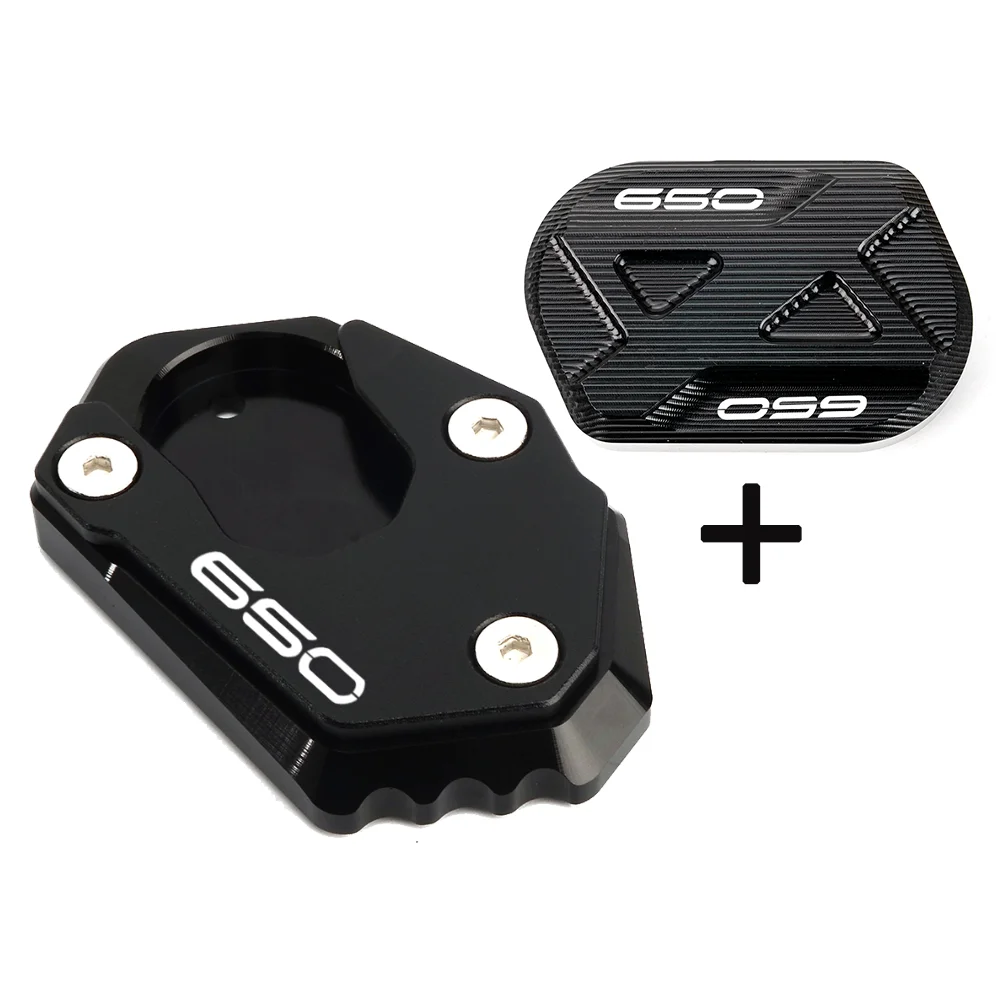 CNC Motorcycle Kickstand Extension Foot Pad Enlarger