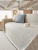 1PC Polyester Sofa Cover Blanket,Protection Sofa Anti-Cat Scratch Anti-Dirty All Seasons For Living Room Bedroom Office Cafe,Can Be Used In Home Decor 2