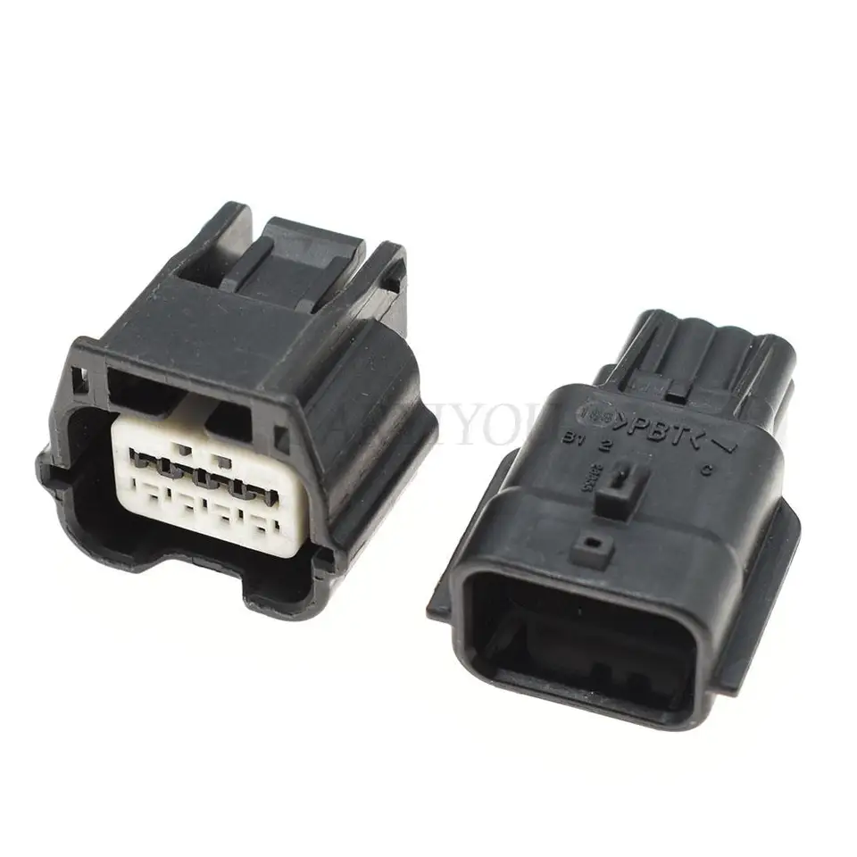 Kit Connettore Elettrico Auto 8 Pin - Impermeabile, Maschio E Femmina, Con Terminali In Rame, Beige