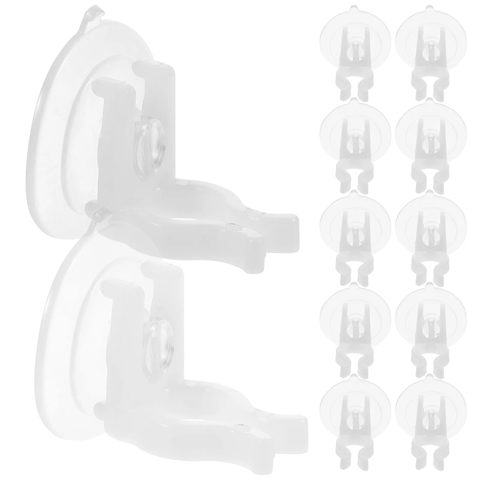 

12pcs Window Clamp with Suction Cup Flameless Electric Holder Clamp