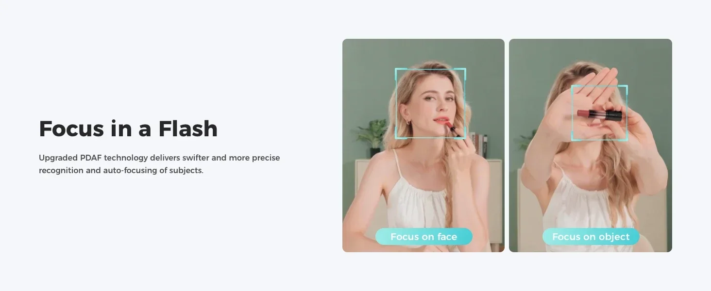 OBSBOT Meet 2 Webcam 4K AI Framing & Auto Tracking, 1/2" Sensor, 60FPS, Auto Foc