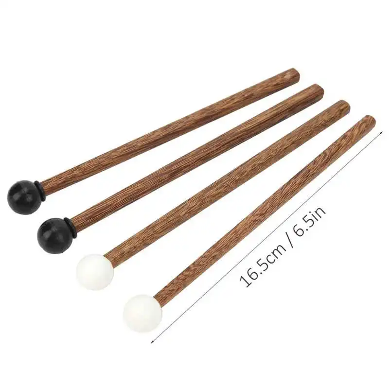 Rubber Drum Stick 4Pcs Steel Tongue Drum Mallet Ethereal Drumstick Percussion Accessories For Marimba For Ethereal Drums drum sticks drum percussion accessories drum accessories