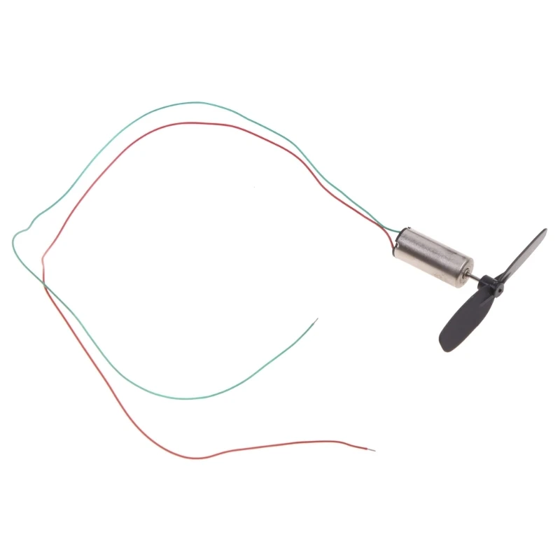 Micro moteur DC 3.7V 48000RPM avec hélice pour avion RC hélicoptère